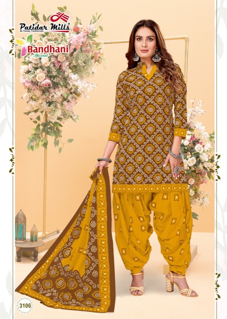 Patidar Bandhani Vol-31 Cotton Designer Patiyala Dress Material